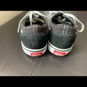 Classic black low top vans